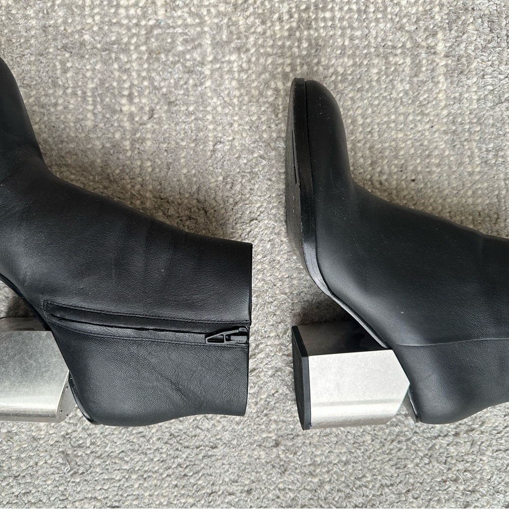 Alexander Wang Ankle Boots with Silver Heel (39.5) - Picture 3 of 7